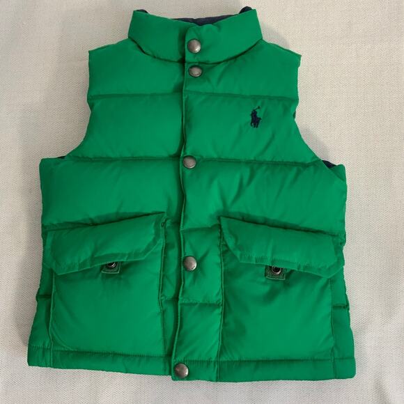Polo Ralph Lauren down‎ Reversible Puffer Vest 2T